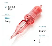 Катриджи Optima Kwadron 20шт Round Liner Long Taper