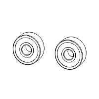 No. 67- Cam bearings (2 pcs)