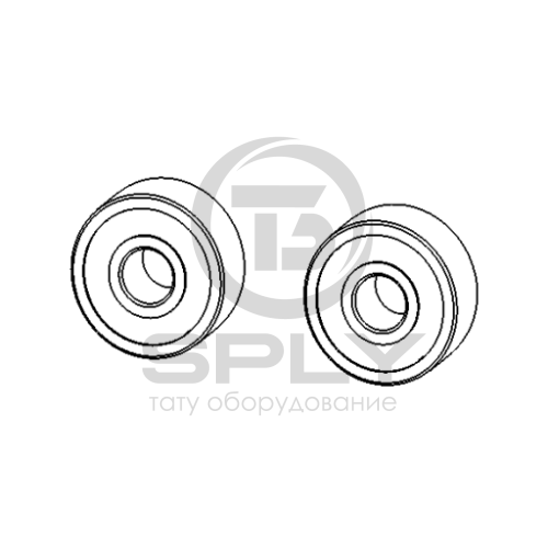 No. 67- Cam bearings (2 pcs)