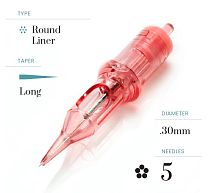 Катриджи Optima Kwadron 20шт Round Liner Long Taper