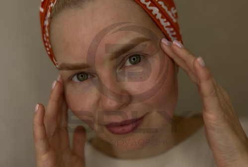 "Каштан" пигмент гибридный для бровей Queenmakeup фото 3