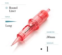 Катриджи Optima Kwadron 20шт Round Liner Long Taper