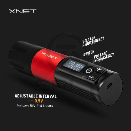 XNET Elite Ambition беспроводная роторная тату машинка фото 5