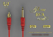 Провод RCA силиконовый тонкий