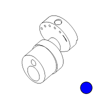 No. 81- Cam 3.5mm stroke Smooth (Blue)