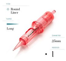 Катриджи Optima Kwadron 20шт Round Liner Long Taper