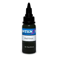 Пигмент Intenze Mud Green - Earth Tones Color Tattoo Ink Set - Intenze