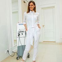 Комбенизон медицинский женский DL 615, 55% хл, 42% пэ, 3% спандекс