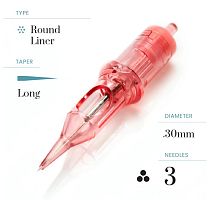 Катриджи Optima Kwadron 20шт Round Liner Long Taper